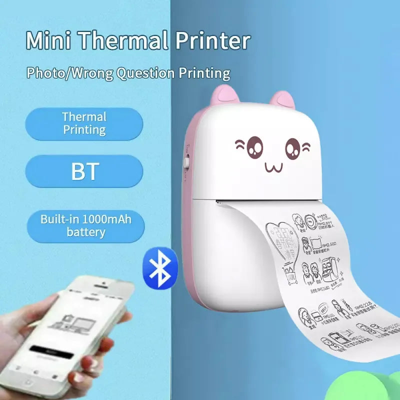Wireless BT Portable Thermal Printer